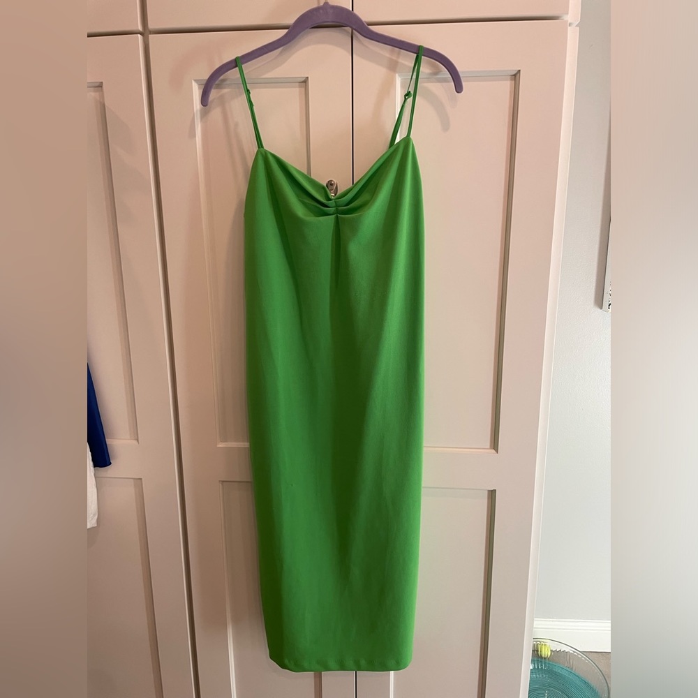 Zara Green Midi Dress